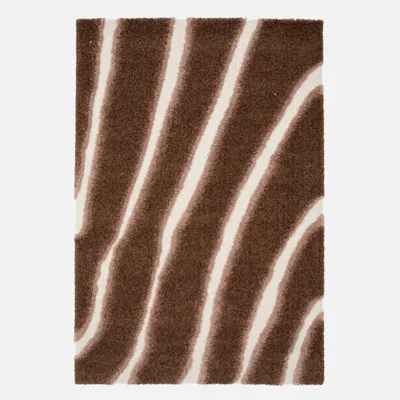 Produktbild von sweeek - Braun gemusteter Indoor-Teppich