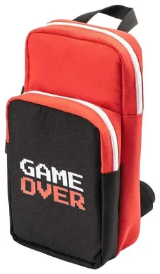 Produktbild von Subsonic SA5714, Schultertasche, Nintendo, Schwarz, Rot, Nintendo Switch 2, Nintendo Switch, Nintendo Switch Lite, Nintendo Switch OLED