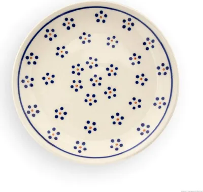 Produktbild von Original Bunzlauer Keramik Teller Ø19,5 cm Frühstücksteller Speiseteller Essteller Kuchenteller flach im Design 1