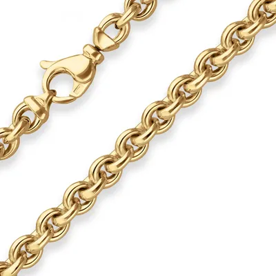 Produktbild von 7,4mm Armband Fantasiekette Goldarmband Armschmuck aus 585 Gold Gelbgold 20cm