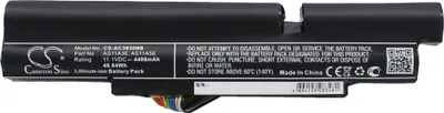 Image de TECHTEK Batterie pour ordinateur portable compatible avec [Acer] Aspire 4830T-6642, Aspire 4830T-6678, Aspire 4830TG-6450, Aspire 4830TG-6808, Aspire