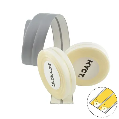 Obrázok produktu pre PVC mäkká soklová lišta samolepiace soklové tesnenie kuchynský sokel 10 mm x 10 mm 5 m priehľadný