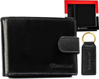 Produktbild von Rovicky Portemonnaie-Set mit Schlüsselanhänger Eisami schwarz One size