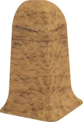Produktbild von VILO Außenecke für Sockelleiste FLEX - Feuchtigkeitsbeständig - Einfache Montage - 2 Stück - Sonnenuntergangseiche