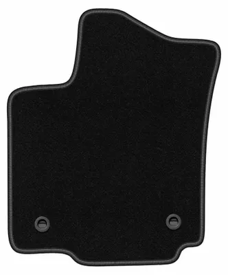Produktbild von Fahrermatte Velours für Volkswagen Phaeton 2002-2016 (Limousine) – 1-tlg, Schwarz, passgenau – Wielganizator BASIC
