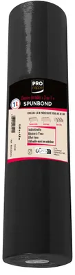 Productafbeelding van PRONAPPE RS023121I, Rechthoekig, Zwart, Spunlace, Tafelkleed, 40 x 480 cm