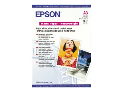 Image de Epson papier mat lourd C13S041261 (A3-50 feuilles)