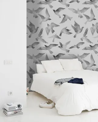 Produktbild von Coloray Fototapete 416x254 cm An Einer Wand Latex Latextapete - Fliegender Vogel