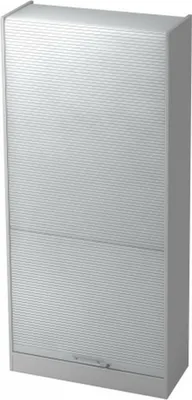 Produktbild von Rollladenschrank Rolladenschrank Aktenschrank Set90, 5OH 5/S = Grau/Silber-RE = Relinggriff Kunststoff