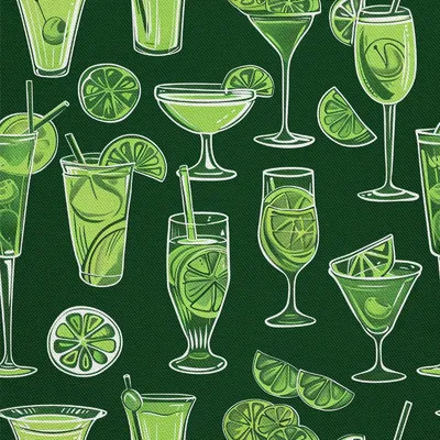 Produktbild von OUTDOOR DEKOSTOFFE OXFORD - Motiv Cocktail | DX8671