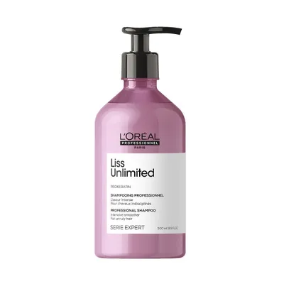 A product shot of a L'Oréal shampoo bottle.