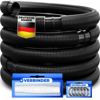 Produktbild von KESSER® Poolschlauch | Schwimmbadschlauch mit Muffen | Solarschlauch für Pool und Schwimmbecken | Saugschlauch | Pumpenschlauch | Flexibler Wasserschlauch