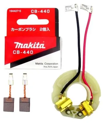 Produktbild von Makita Original Kohlebürstenhalter  638494-5+ Kohlebürsten CB440 für BDF442, BDF452, BHP442