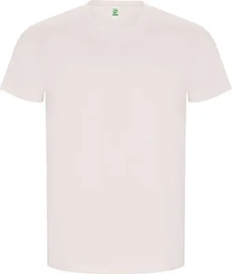 Produktbild von Roly Eco CA6690 | Golden Organic T-Shirt - 2-lagiger Rundhalskragen - Farbe: Vintage White 132 - Größe: S