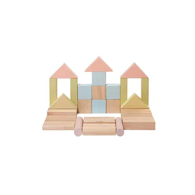 Obrázok produktu pre PlanToys 40 Unit Blocks, 2 rok / roky, 40 kusov, Drevo
