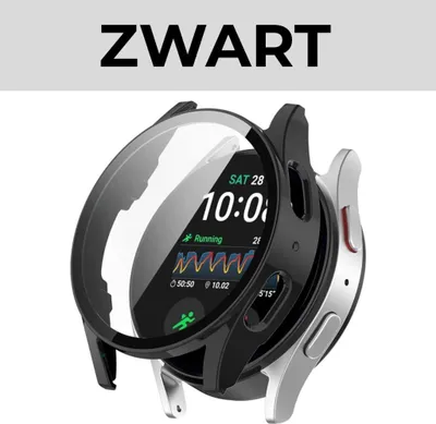 Produktbild von Strap-it Hartschalen-Schutzhülle mit Glas-Displayschutzfolie - passend für die Samsung Galaxy Watch 7 - 40 mm (schwarz)