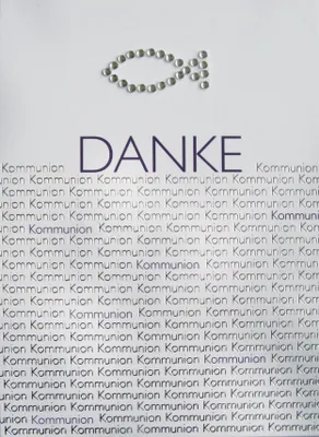 Produktbild von Kommunion - Danksagung - 5 Karten – 5 Umschläge – im Format 10,5
