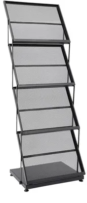 Immagine prodotto di Portariviste, design pieghevole, a 4 ripiani, nero