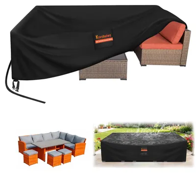 Productafbeelding van Tuinmeubelhoezen, waterdicht, 308 x 138 x 98 cm