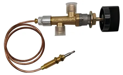 Produktbild von Gasregelventil Gasregler Thermoelement - Niederdruck LPG Propan - 600 mm - Max. 50000 BTU