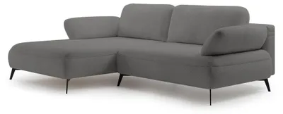 Produktbild von Selsey Avolla – Ecksofa mit Schlaffunktion, Bettkasten und hydrophober Chenille, linksseitig, Grau