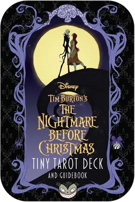 Produktbild von The Nightmare Before Christmas Tiny Tarot Deck and Guidebook: Set of 78 Cards