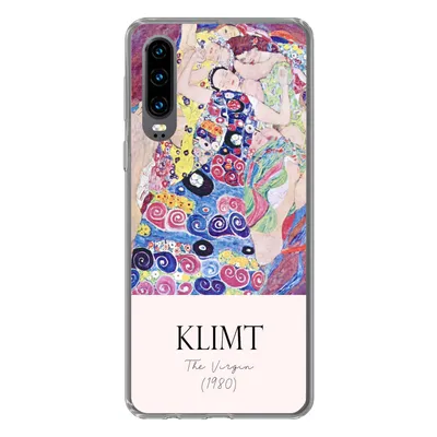 Produktbild von MuchoWow® Handyhülle Schutzhülle Hülle für Huawei P30 Malerei - Jugendstil - Gustav Klimt Silikon Softcase Handy Hülle - Kartenbesitzer