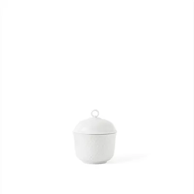 Zdjęcie produktu dla Lyngby Porcelæn - Cukiernica Rhombe, biała