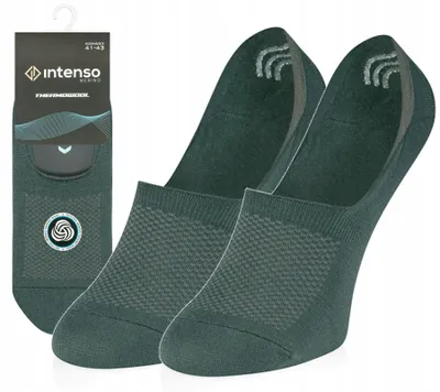 Produktbild von Intenso Merino Thermo Micro-Söckchen Atmungsaktiv Khaki