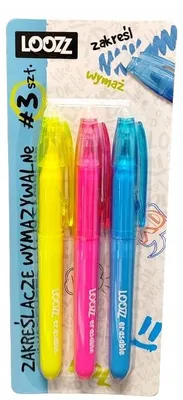 Produktbild von St. Majewski Radierbare Textmarker 3er Set Gelb