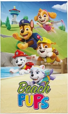 Zdjęcie produktu dla DETEXPOL Ręcznik dziecięcy Paw Patrol plażowy bawełna - frotte, 50/30 cm