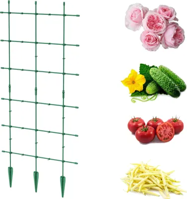 Obrázek produktu pro Zahradní opěrná mříž mřížový žebřík pro popínavé rostliny 120x60 cm