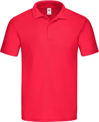 Image de Fruit of the Loom - "Original Pique" Poloshirt für Herren PC4277 (2XL) (Rot)