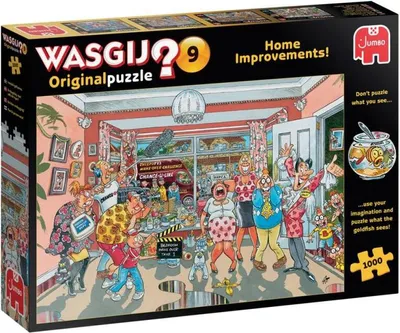 Obrázok produktu pre Jumbo 81926 WASGIJ Original 9: Home Impovements 1000-dielne puzzle
