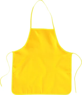Produktbild von EDUPLAY 240184 Malschürze, 100% Polyester, 44 x 67 x 0,2 cm, gelb (10er Pack)