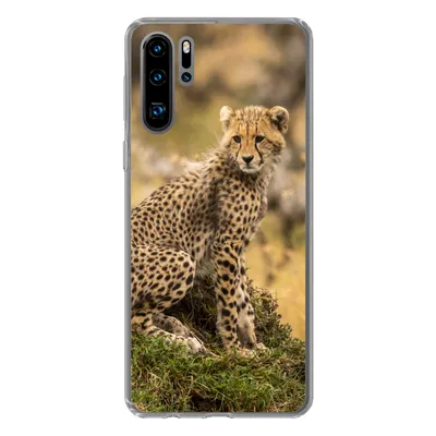 Produktbild von MuchoWow® Handyhülle Schutzhülle Hülle für Huawei P30 Pro Leopard - Wald - Tier Silikon Softcase Handy Hülle - Schutzdeckel