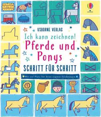 Produktbild von Ich kann zeichnen! Pferde und Ponys - Schritt für Schritt
