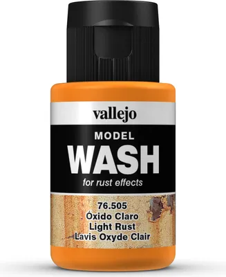 Produktbild von Vallejo Model Wash 76.505 - Wash-color, heller Rost, 35 ml  - Neu