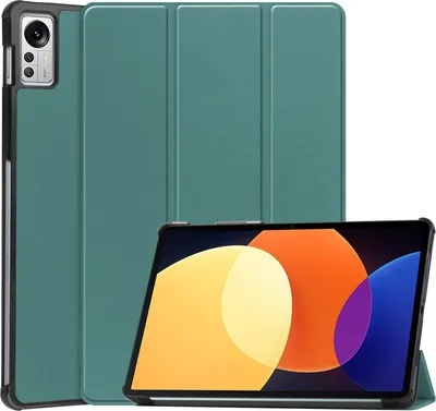 Produktbild von Cover für Xiaomi Pad 5 Pro 12.4 Zoll Tablethülle Schlank mit Standfunktion und Auto Sleep/Wake Funktion Grün