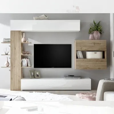 Immagine prodotto di Parete attrezzata libreria Astrakat colore rovere