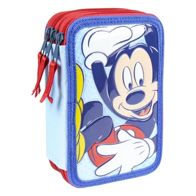 Produktbild von Mickey Mouse Dreikammer-Mäppchen mit Giotto Premium Zubehör Cerda