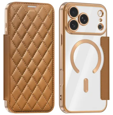 Immagine prodotto di Custodia protettiva MagSafe per Apple iPhone 18 Pro Max, con protezione RFID, protezione per la fotocamera e design a rombo