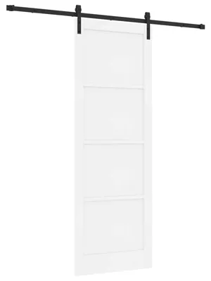 Obrázek produktu pro Posuvné dveře Bílá 83 x 232 cm Masivní borovicové dřevo