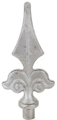 Produktbild von LogistSystem 1 Stück Zierspitze Metall - 150x55mm (HxB) / Basis: ∅ 16 Zaundekoration 40.002