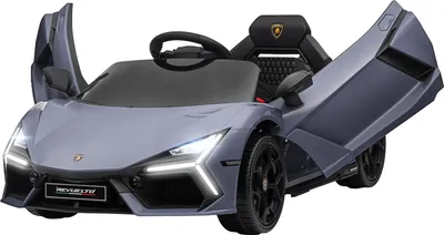 Produktbild von Kinder Elektroauto 12 V Kinderauto mit 2,4G Fernbedienung, Musik, Stoßdämpfer, Elektrofahrzeug mit Lichten, USB/MP3-Anschluss, Rückwärtsfunktion, 3-5 km/h, für Kinder 3-5 Jahre, Grau