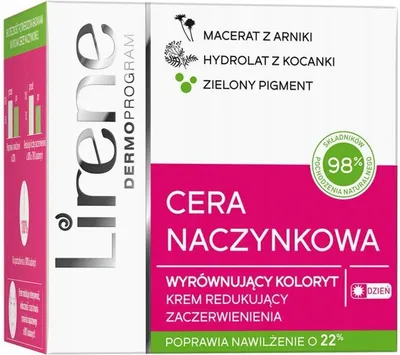 Immagine prodotto di Lirene Krem do Twarzy do Cery Naczynkowej 50 ml