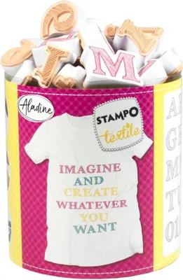 Obrázek produktu pro Razítka Stampo Textile - Abeceda Marina