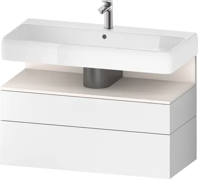 Produktbild von DURAVIT QA4395084180000 QTG WTU WH Ek. 990x470x590 Wß Mt. H