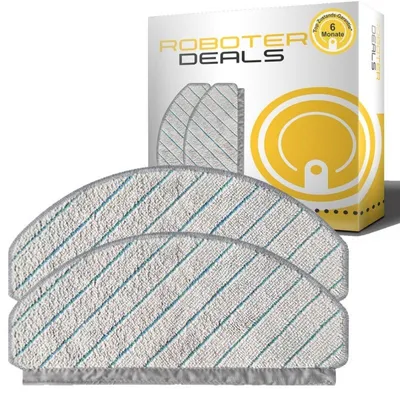 Immagine prodotto di Panni in microfibra, ricambi per mop (2 pezzi) per aspirapolvere robot Ecovacs Deebot N20e Plus