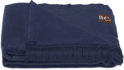 Produktbild von UMIPLED | Kuscheldecke, Sofaüberwurf Decke, Dicke Sofadecke, Couchdecke, Flauschige, Wohndecke für Couch, 150x200cm, 430 g/m2 - Marineblau